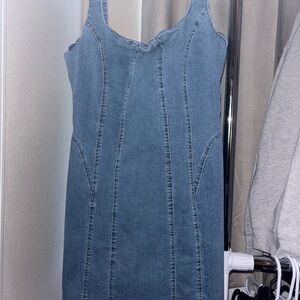 Signature 8 Blue Denim Mini Dress